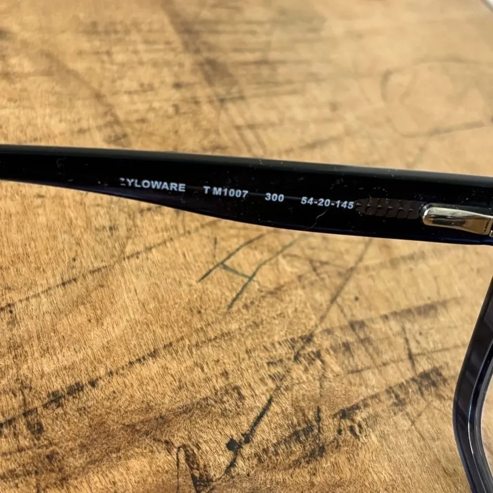 Zyloware Black Marbled Frame Glasses Flexible Comfy Classic Preppy Professional